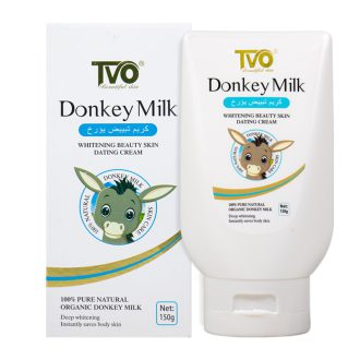 کرم سفید کننده و آبرسان دست و صورت شیر الاغ اورجینال TVO